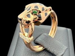Cartier Panthère Diamanten Ring 18k Gr 54 Zertifikat *S2247