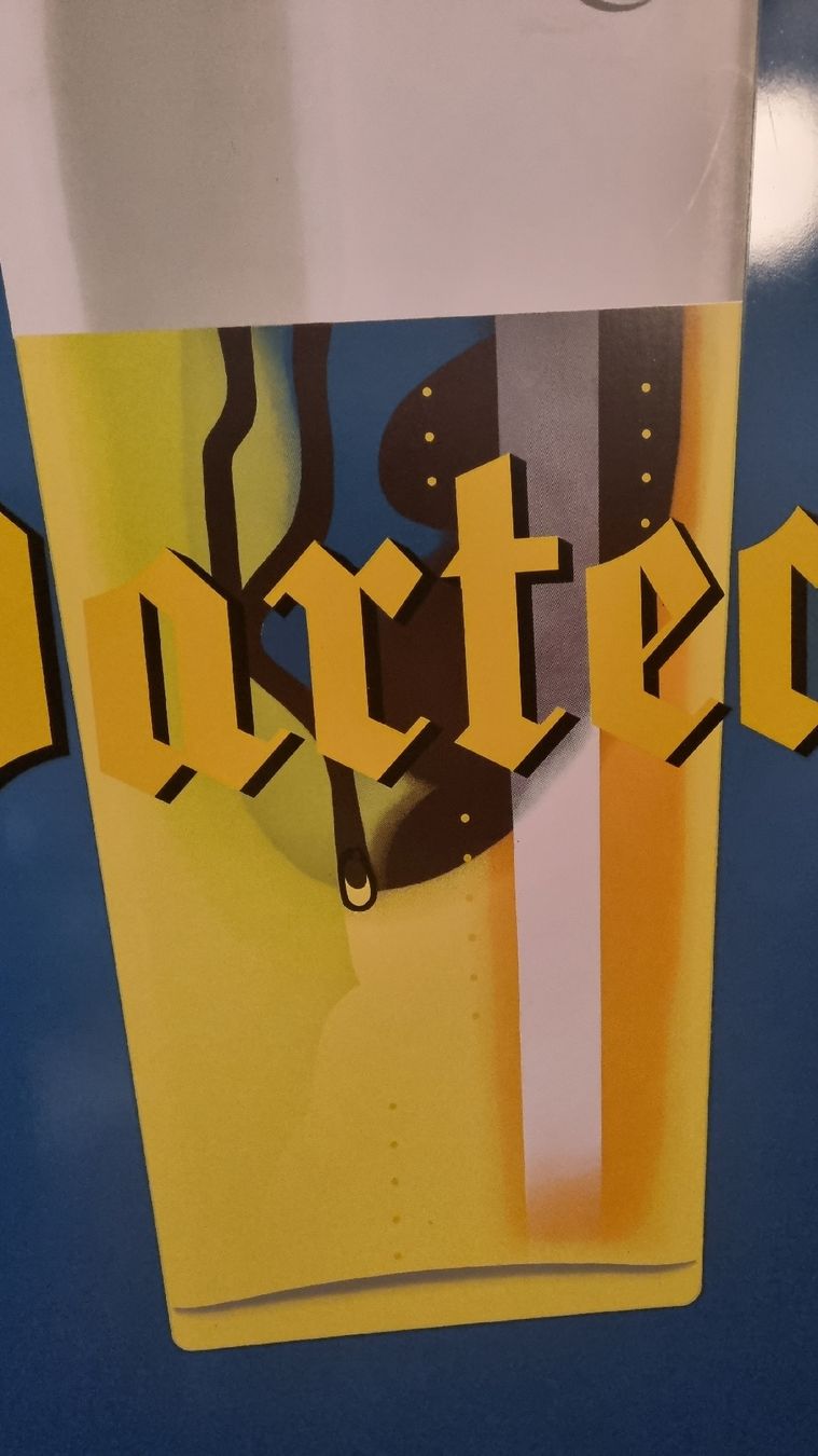 Foto & Immagini: Warteck Bier Werbebild Vintage Deko Bar – Difettoso da Basel venduto da Jcva 7