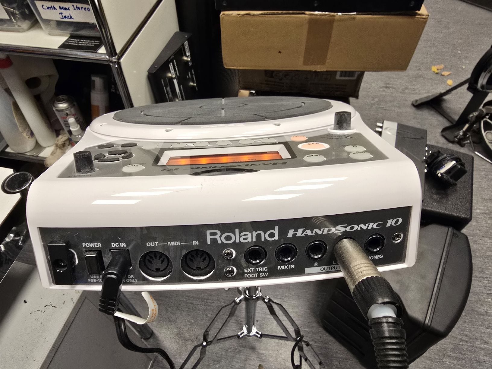 Roland Strumenti musicali: ROLAND HandSonic HPD-10 Hand Percussion Pad mit Netzteil – Usato da Zürich venduto da Roy-Events-Zurich 2