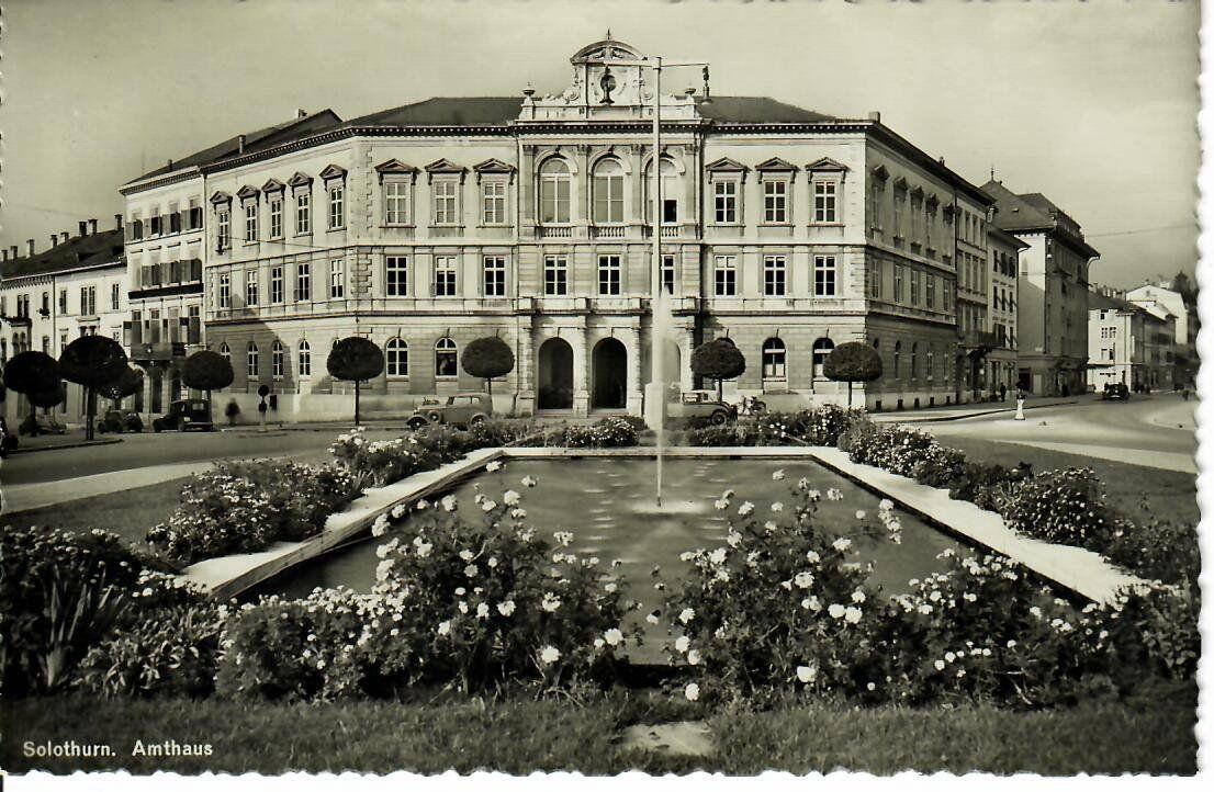 Cartoline postali: Solothurn Amthaus 1938 – Usato da Hochdorf venduto da Ziegel-16