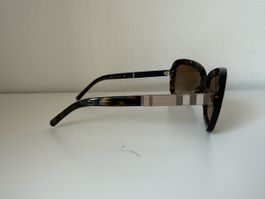 Burberry Sonnenbrille Tortoise mit Check-Muster