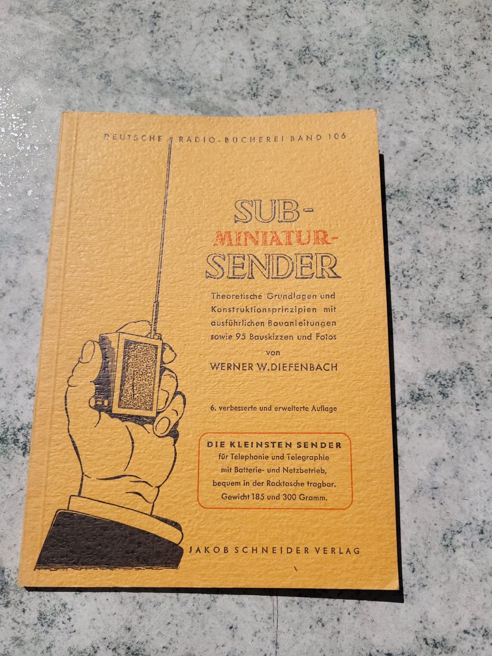 Modellismo RC: Buch Sub-Miniatur Sender – Usato da Winterthur venduto da testi67