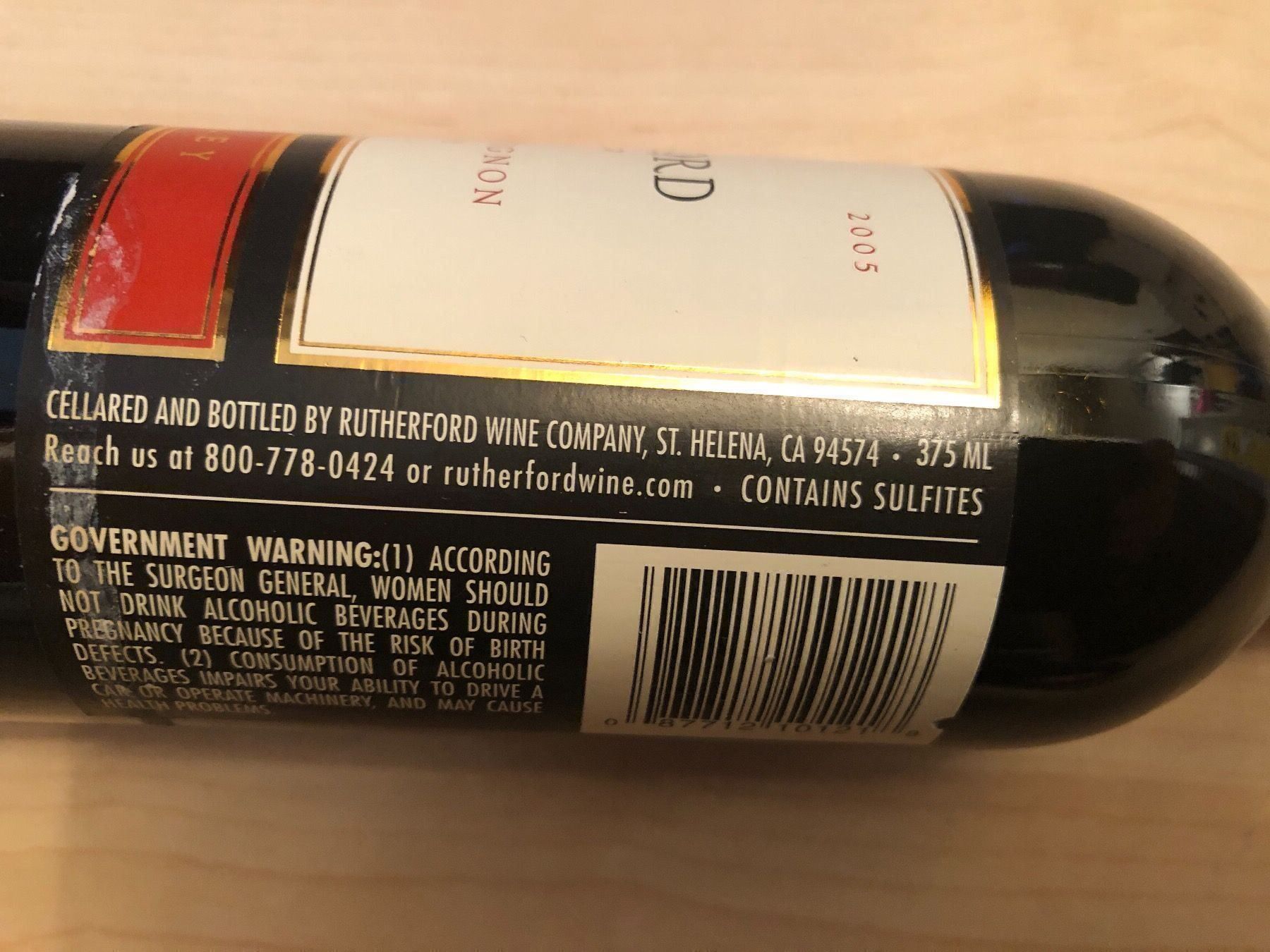 Vino: Rutherford Ranch Cabernet Sauvignon – Nuovo e nell'imballaggio originale da Wald ZH venduto da mlnt 6