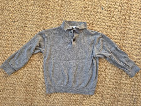 Polo manches longues H&M gris 92 garçon automne