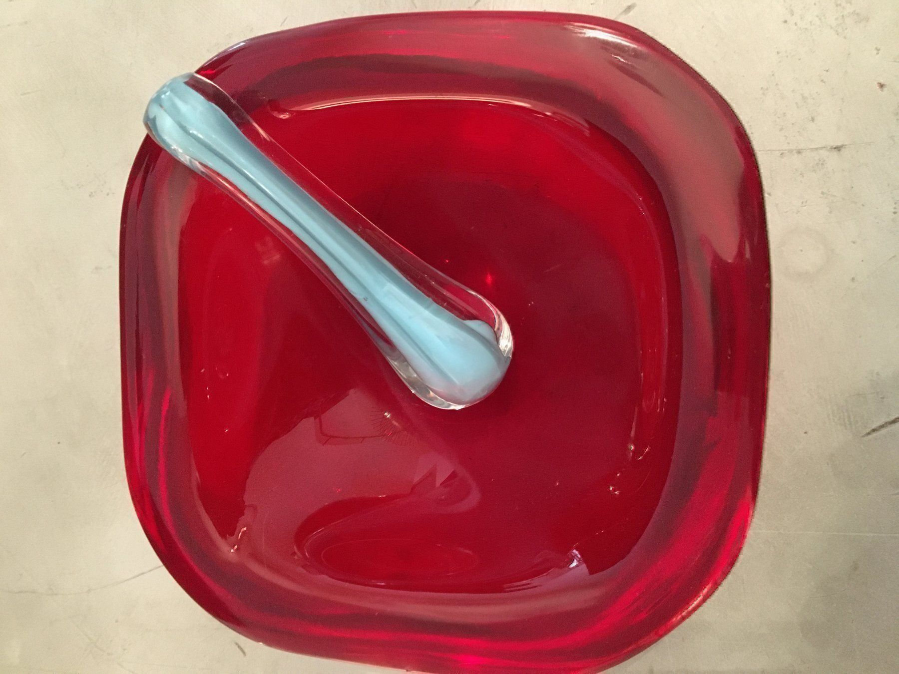 Murano Bicchieri: Murano Glas Schale, Cenedese – Usato da Rüti ZH venduto da Engel0070 1