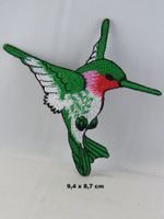 COLIBRI - Aufnäher - Aufbügler - Stickerei - 9,4x8,7cm