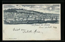 Mondschein-Lithographie La Chaux-de-Fond