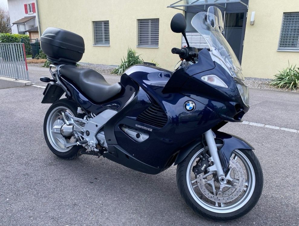 Miniature Moto BMW K 1200 RS - Minichamps 1/18 - Bleue - Collection - Excellent état