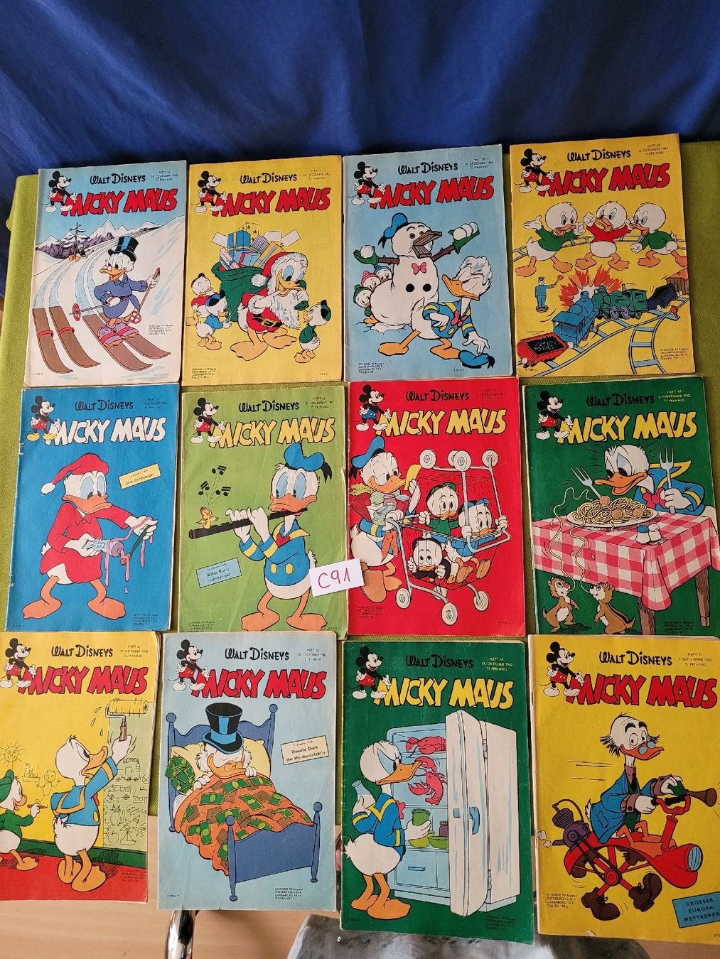 BD: Micky Maus Hefte von 1962 H91 – D'occasion à Aarberg par Fink010 1