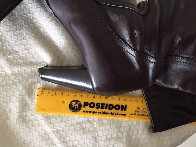 Damenschuhe: Navyboot Stiefel 39 dunkelbraun, neuwertig – Gebraucht aus Leuzigen von nora999 4