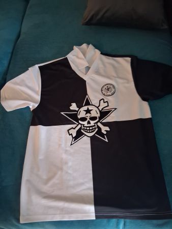 DIE TOTEN HOSEN      FUSSBALL SHIRT   SCHWARZ WEISS