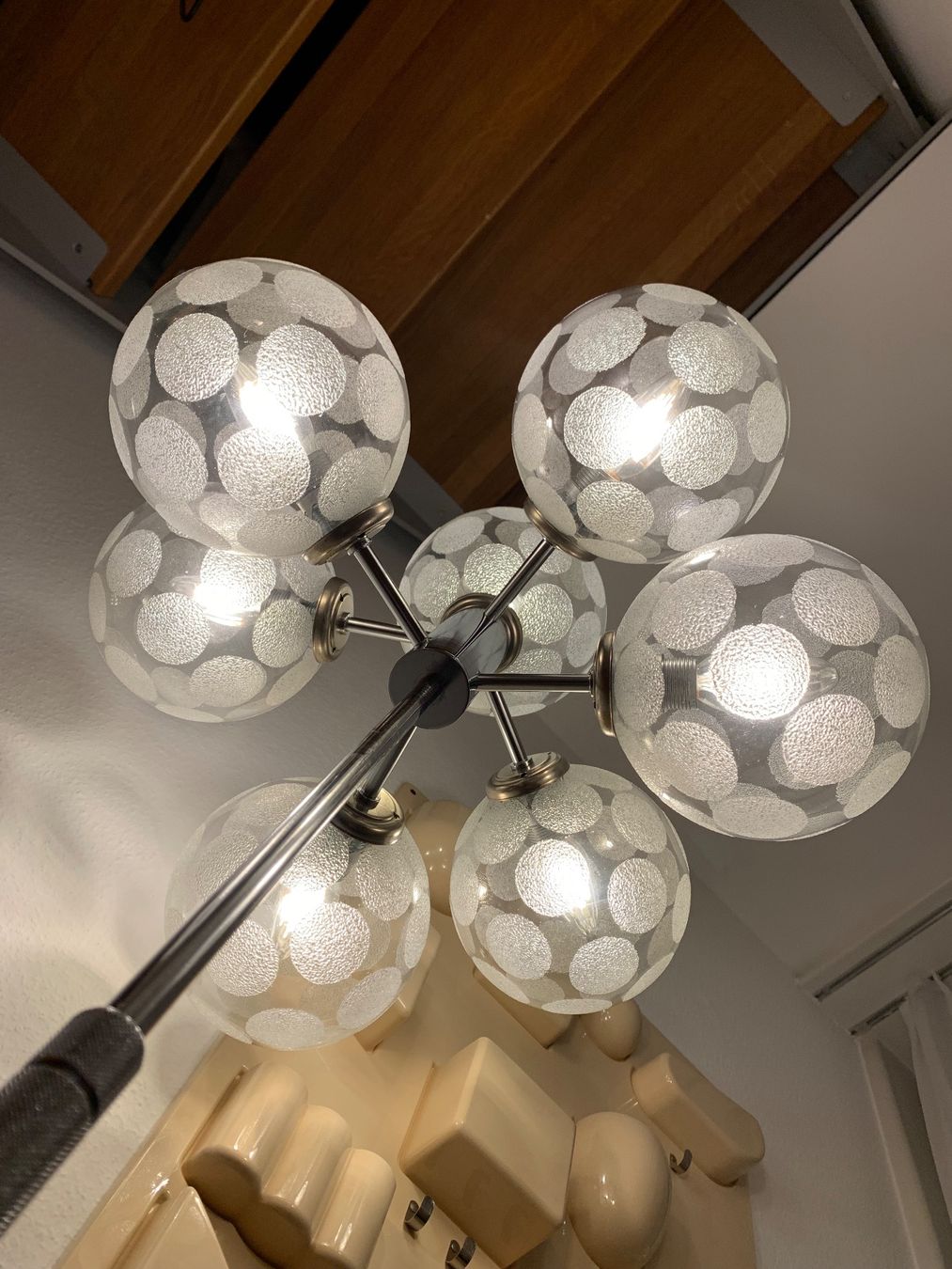Lampen: Lampadaire vintage 7 globes – Gebraucht aus Nyon von Nicolas1897 3