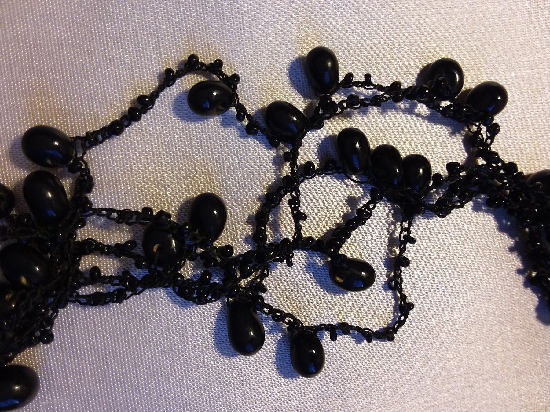 Ketten: Antike schwarze Halskette/Collier, ca 1920 – Gebraucht aus Zürich von helsan 4