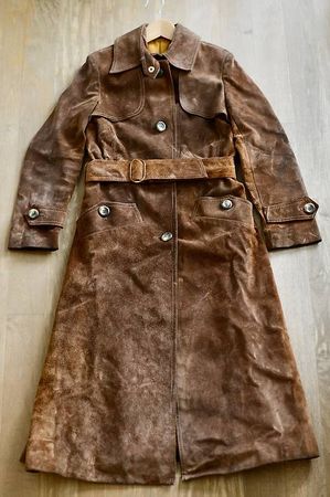 Wildledermantel (Damen, Gr. 38) (Vintage Mode)