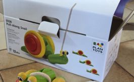 Joli jouet à tirer - Escargot en bois Plan Toys 🐌