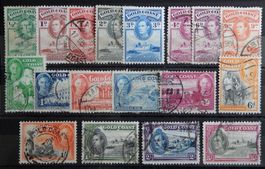 Gold Coast British ex. Kat. 105-130 */gest. 1938/48