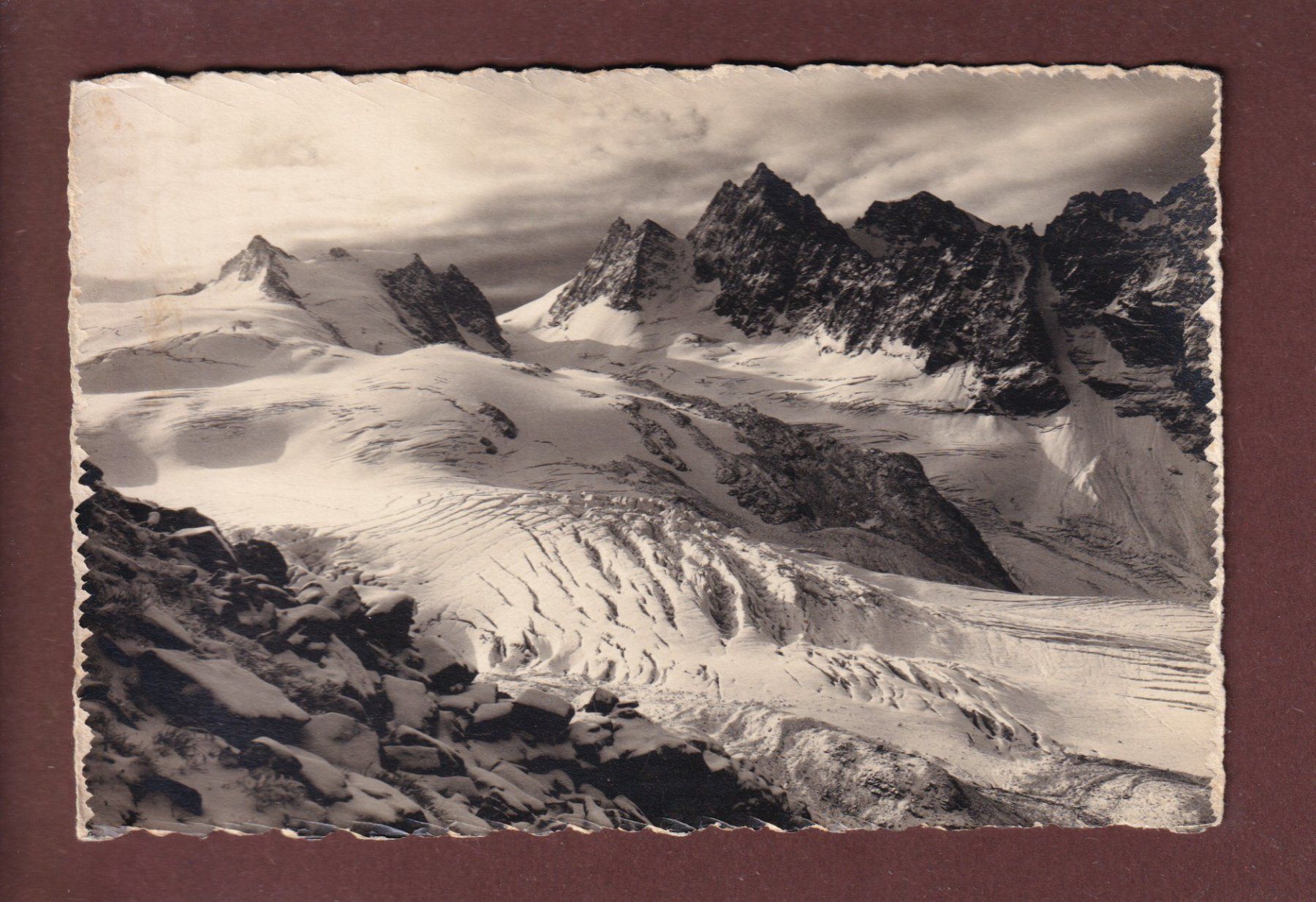 Cartoline postali: SILVRETTAGLETSCHER - Verstanklahörner - Schwarzkopf – Usato da Pully venduto da nicecards