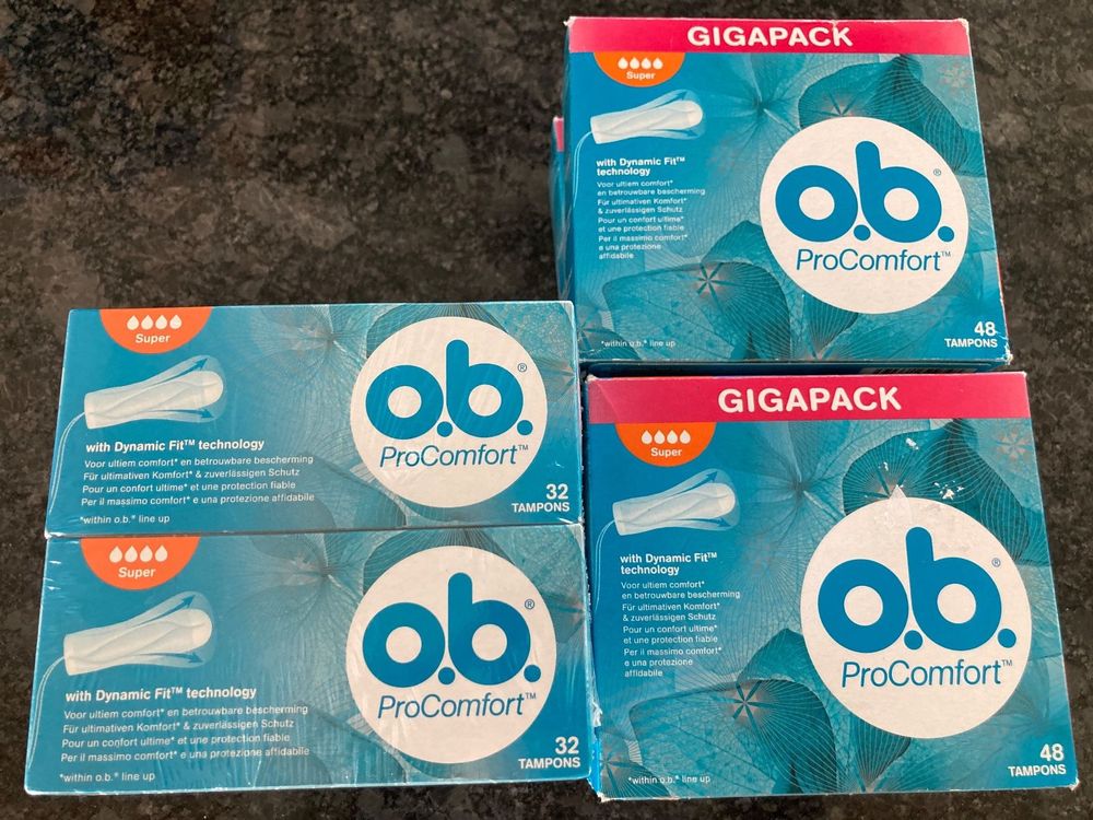 OB Tampons (Neu und originalverpackt) in Solothurn für CHF 35 – mit ...