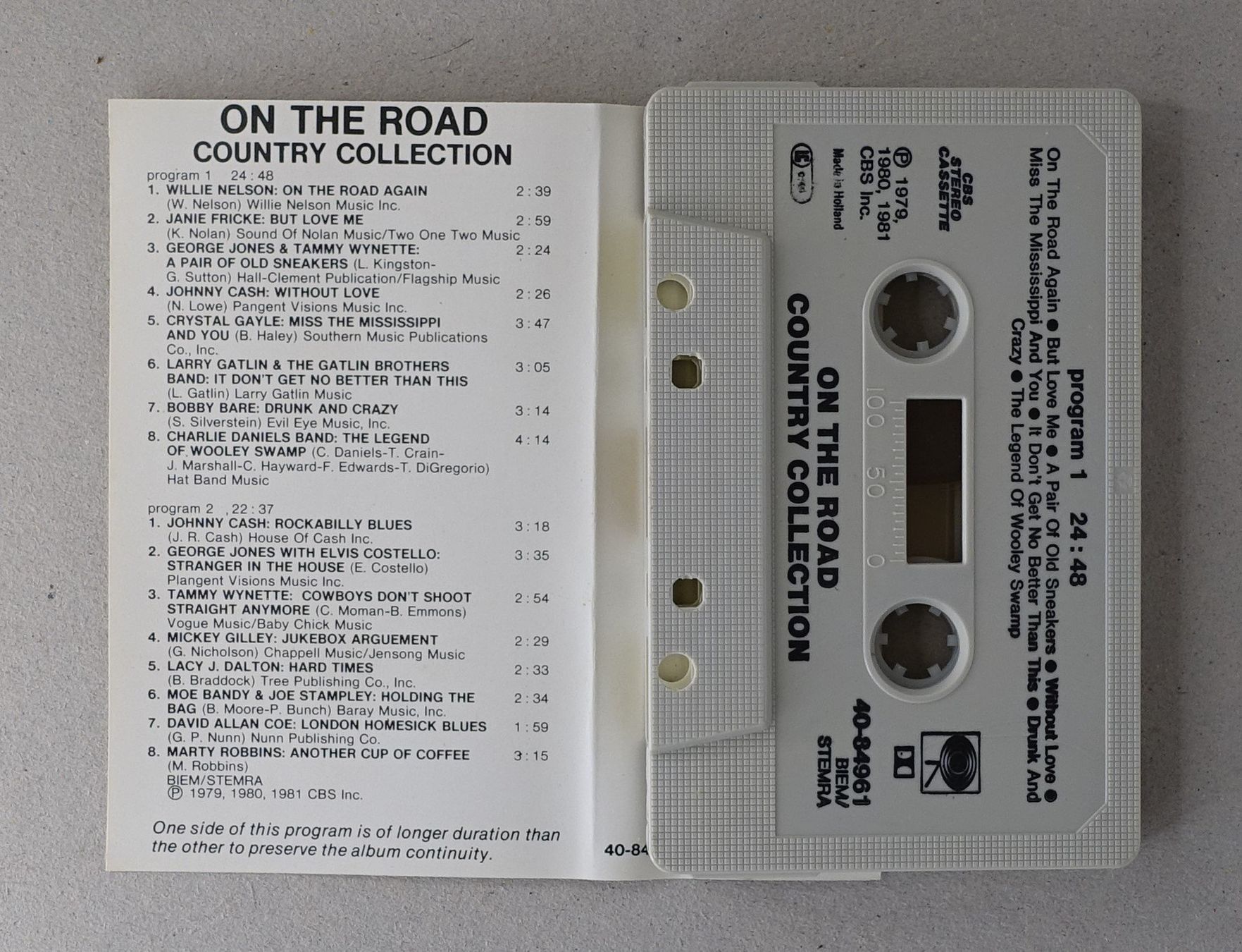 Musicassette: On The Road... Country Collection – Usato da Sessa venduto da discoverymedia 1