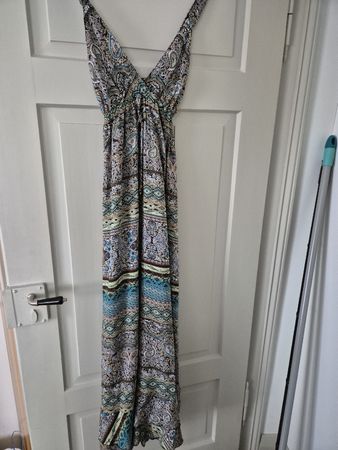 Sommerliches Boho Maxikleid, leicht und luftig, Gr. S/M