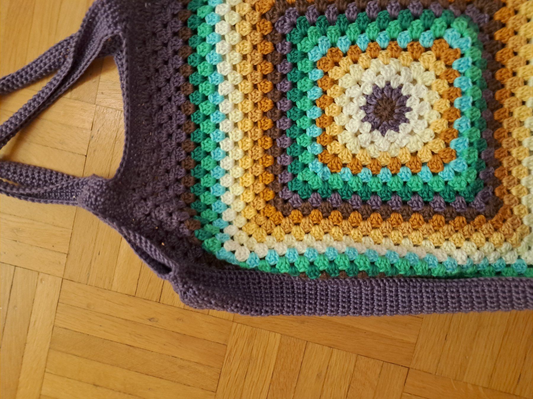 Borse da donna: Gehäkelte Granny Square Tasche, nachhaltig – Nuovo (secondo la descrizione) da Schliern b. Köniz venduto da Suena1 1