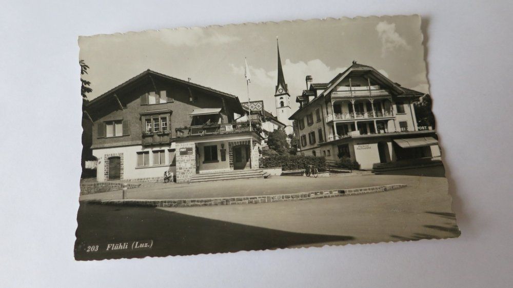 Cartoline postali: Flühli / LU - 1956 – Usato da Jona venduto da centumprata