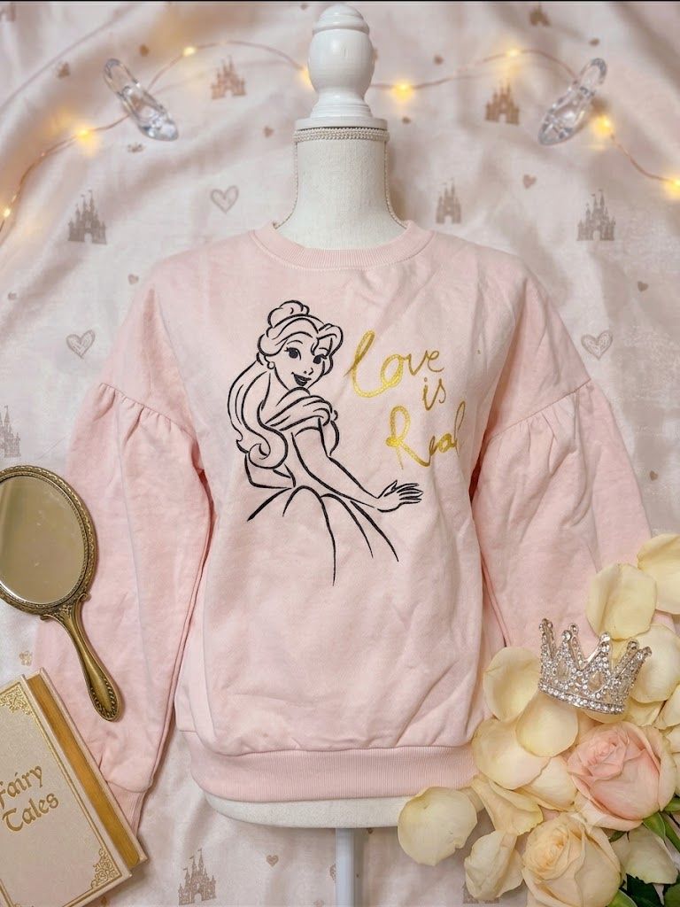 Pullover & Sweatshirts: DISNEY Princess Belle Pullover Rosa Gr. M (40/42) – Gebraucht aus Dörflingen von Raskan 1