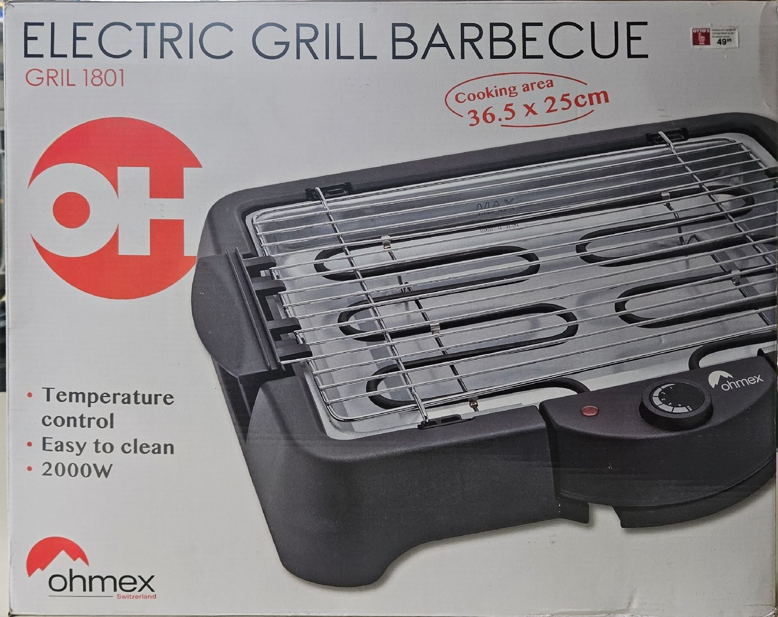 Griglie: Ohmex Grill Barbecue GRIL 1801 neu ! – Nuovo (secondo la descrizione) da Oberburg venduto da znas 2