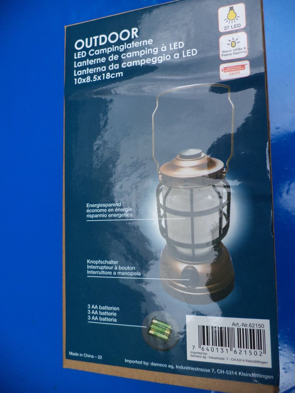 Lampen: Camping Lampe mit 3 AA Batterien inkl.  RPC - Kunststoff – Neu und originalverpackt aus Oetwil am See von Avenger07 1