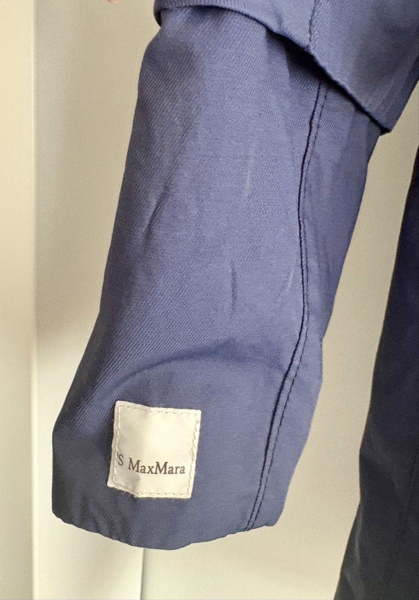 Cappotti: S MaxMara Reversible Raincoat - Grey & Navy - Size M – Usato da Zürich venduto da ron_t88f 5