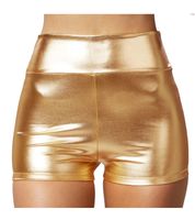 neue Metallic-hotpants gold M