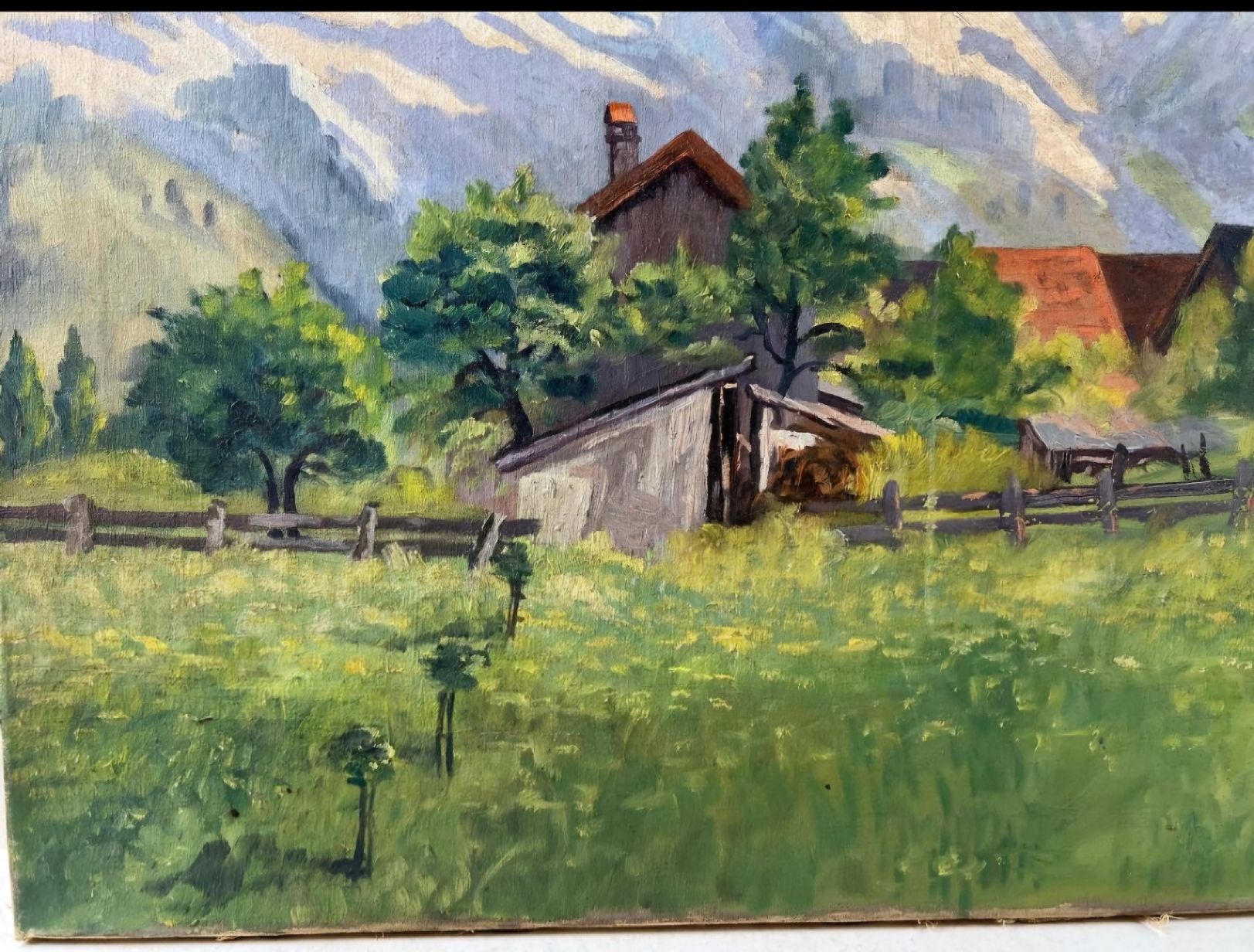 Dipinti: gemälde gottlieb gubler – Difettoso da Schwellbrunn venduto da Omega-alpha 2