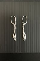 Boucles d’oreille en argent avec pierres