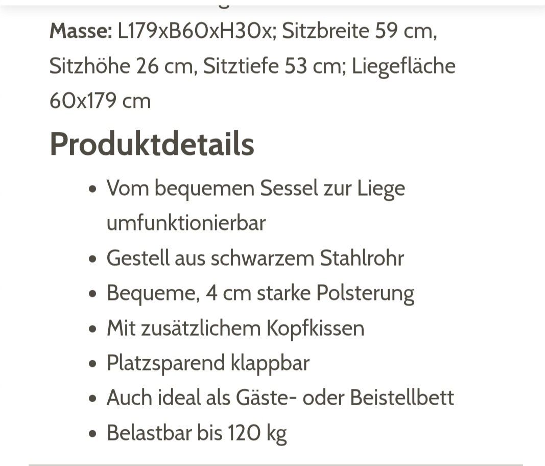 Sedie a sdraio: Gartenliege – Usato da Zürich venduto da Lemon007 3