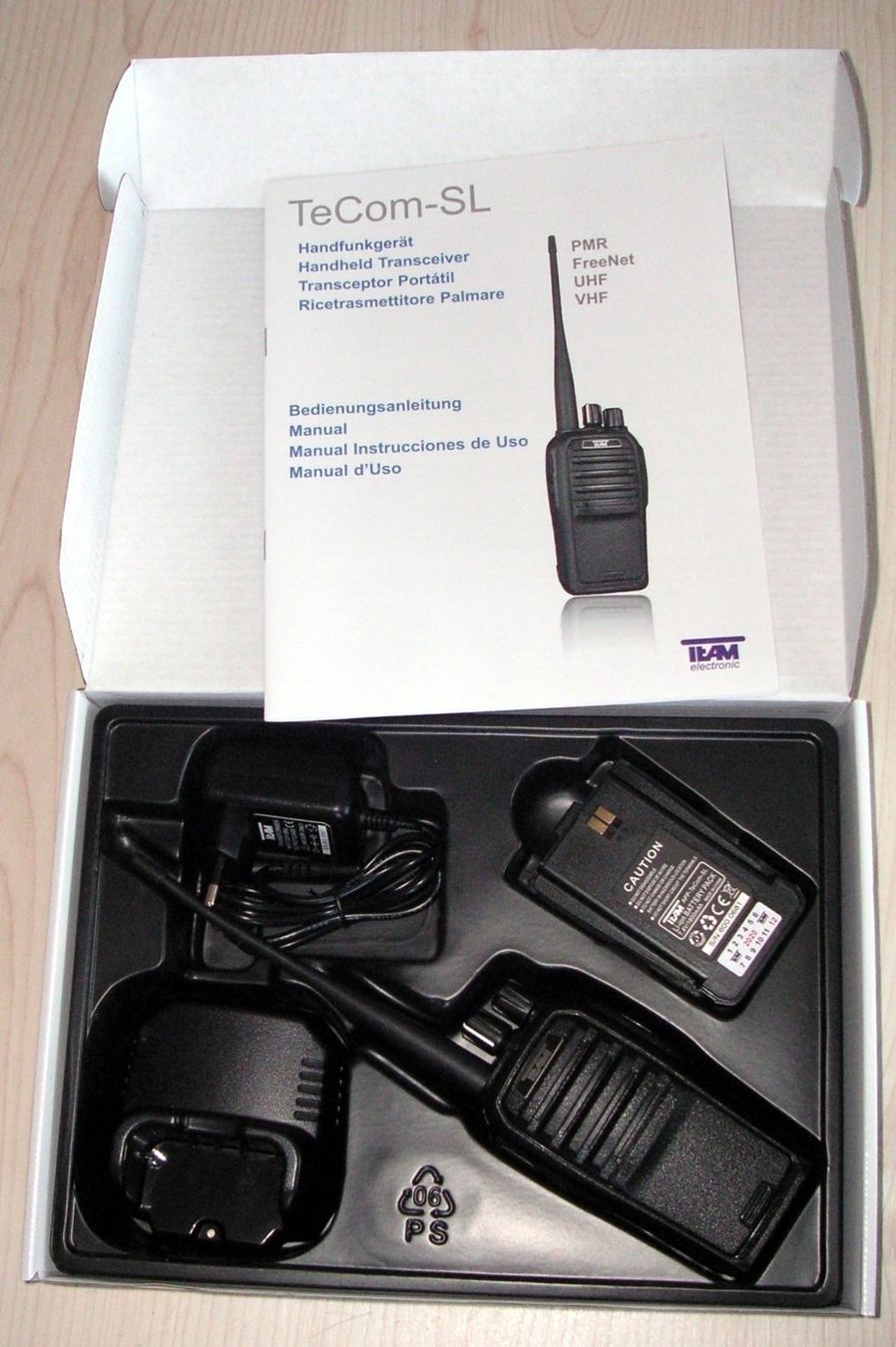 Radiocomunicazione: Handfunkgerät Team Tecom SL – Nuovo e nell'imballaggio originale da Wetzikon ZH venduto da kleinerfunk 3