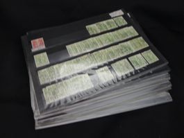 Landschaftsbilder Briefmarken Dubletten auf 16 Steckkarten