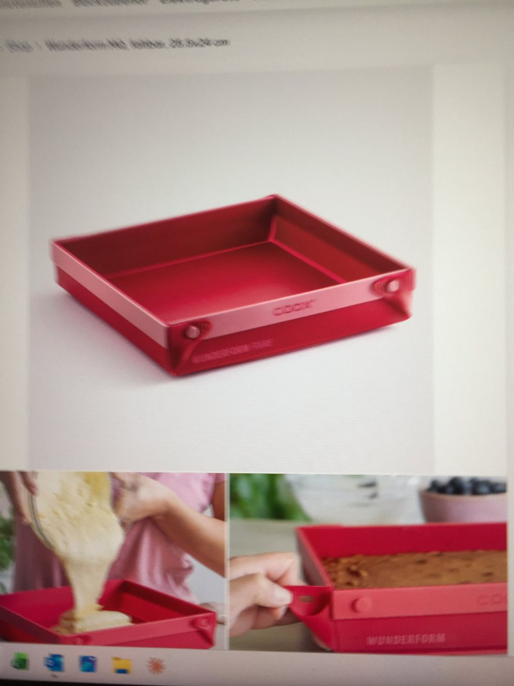 Betty Bossi Teglie da forno: Wunderform Coox 3 Liter Betty Bossi – Nuovo e nell'imballaggio originale da Winterthur venduto da delfin1314
