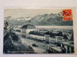 CP Lausanne - La Gare en 1924