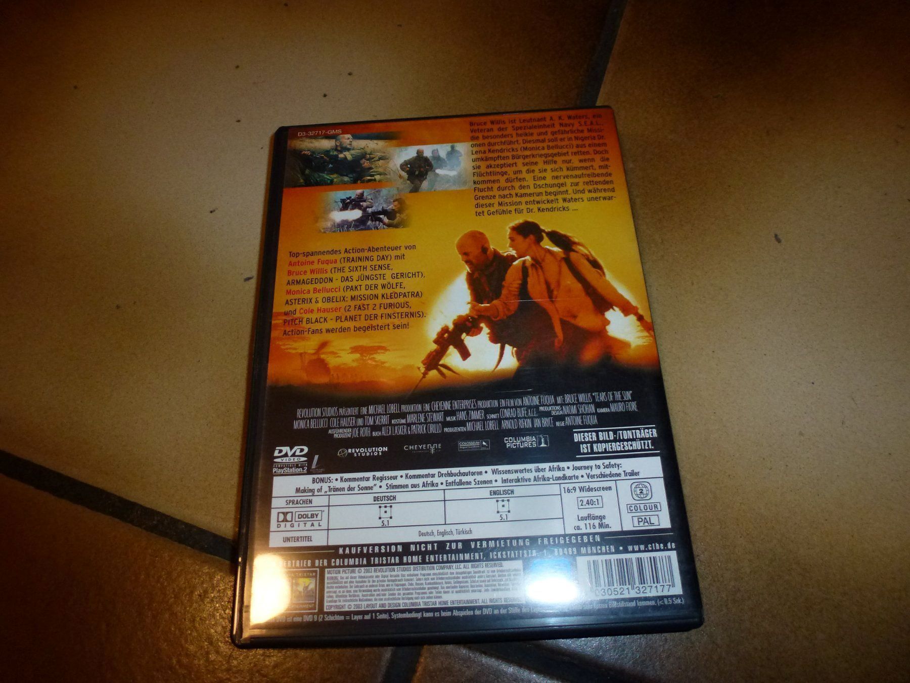 Tutti i DVDs: Tränen der Sonne DVD – Usato da Olten venduto da Disc-Verkauf 2