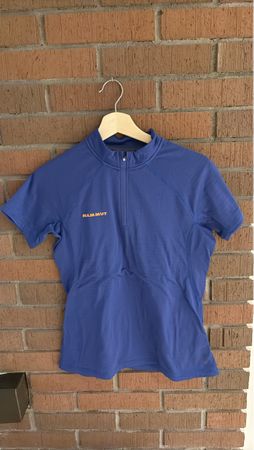 Mammut Funktionsshirt Damen blau Reissverschluss