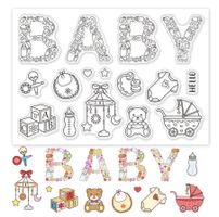 Silikonstempel Baby