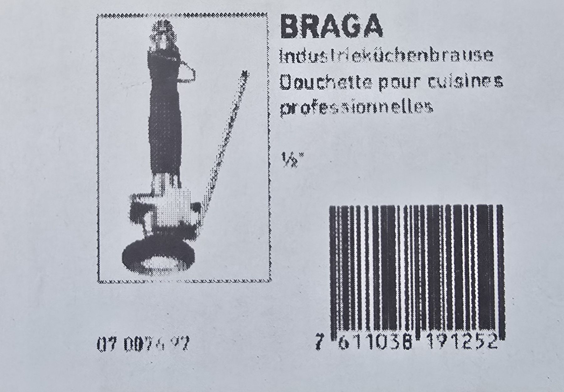 Komplettküchen: Douchette pour cuisine professionnelle Braga gastro – Neu und originalverpackt aus Vionnaz von maurprev73 1