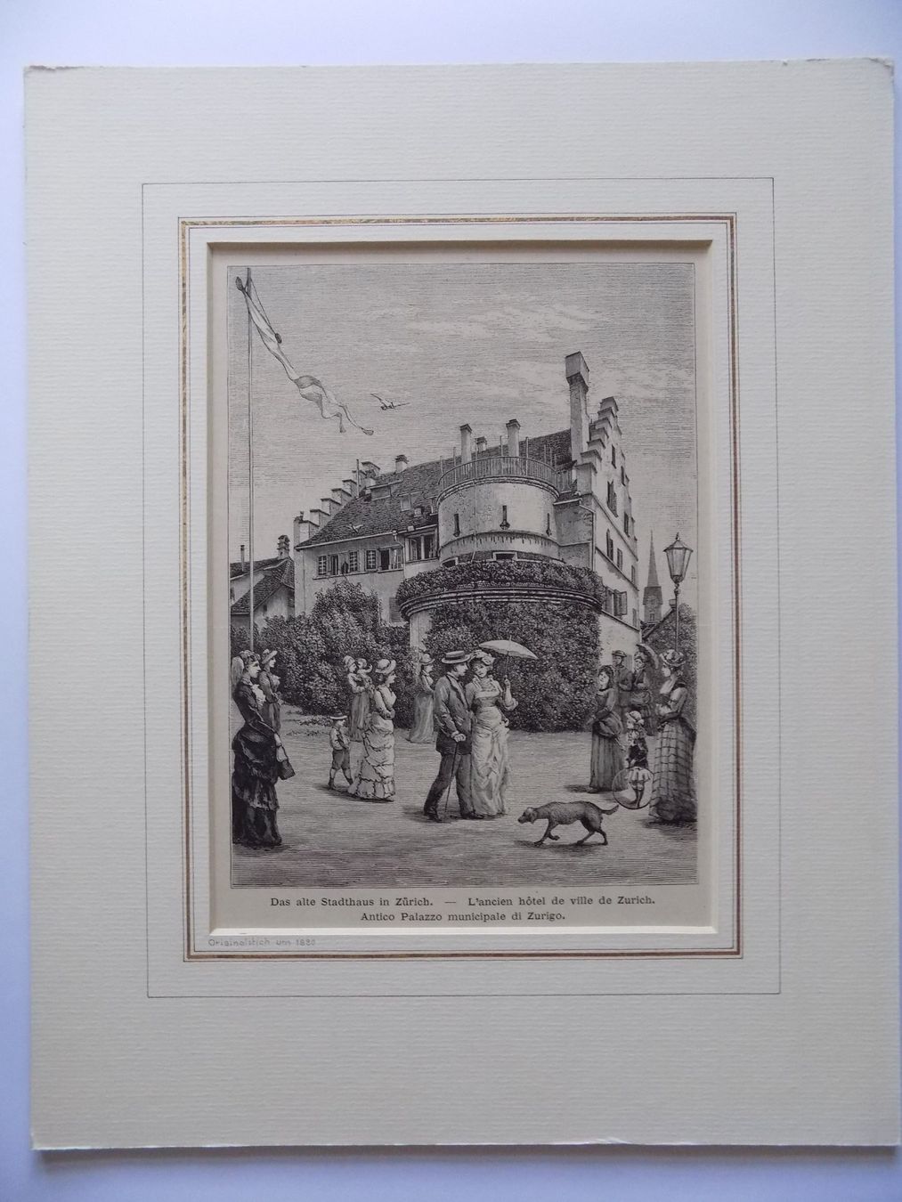 Gravures: altes Stadthaus Zürich – D'occasion à Risch par Rischli15