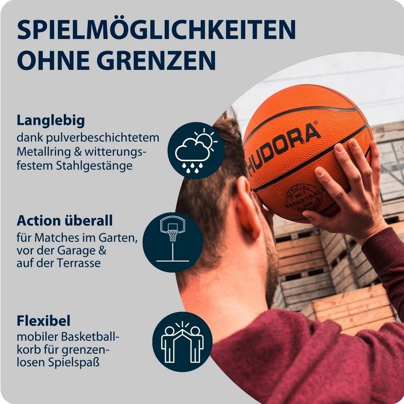 Basketballkörbe: Basketballständer Competition Pro von Hudora – Neu (gemäss Beschreibung) aus Morschach von Chucky20 4