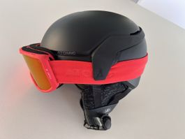 Atomic Skihelm Combo mit Skibrille Count JR schwarz Grösse X