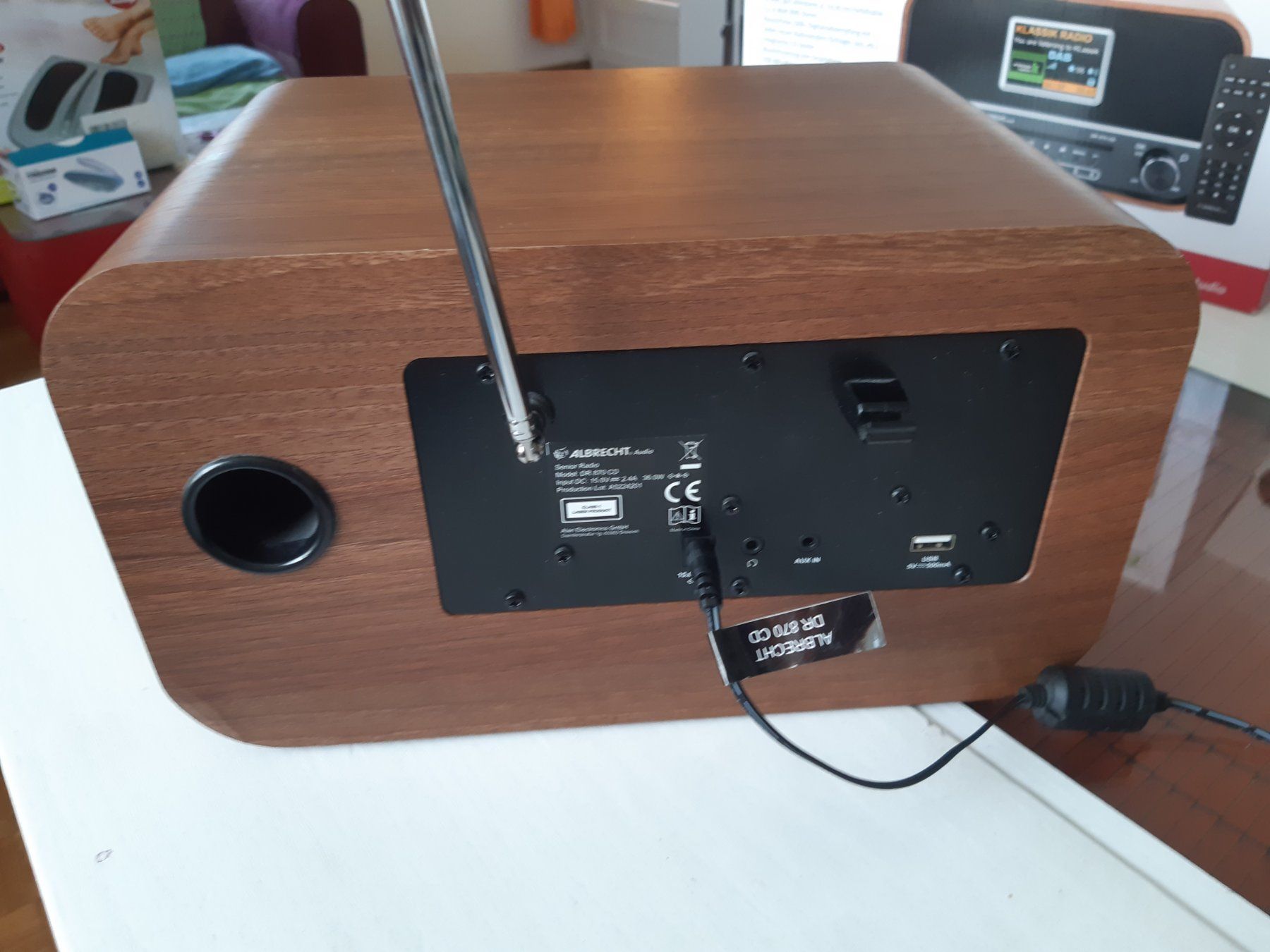Radio: Albrecht DR 870 DAB+ Radio/CD/USB/Streaming – Usato da Domat-Ems venduto da nugipuff 1
