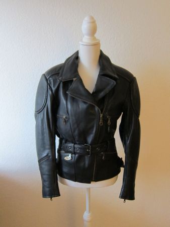 Motorradlederjacke von Richa, schwarz, Top Zustand!