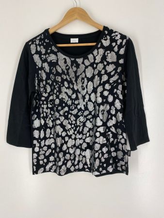 T-Shirt Baumwolle mit 3/4 Ärmeln, Grösse 42,