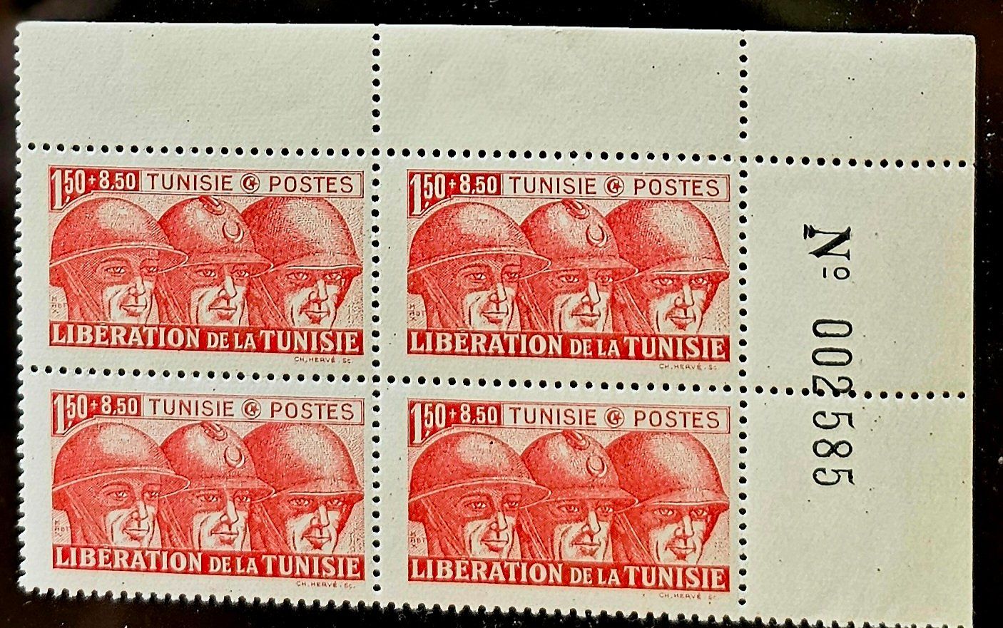 Tutti i francobolli: Liberation de la Tunisie **, 1943 – Nuovo (secondo la descrizione) da Les Valettes venduto da Nuba1
