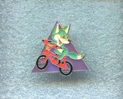 Bankverein  Fuchs Velofahrer